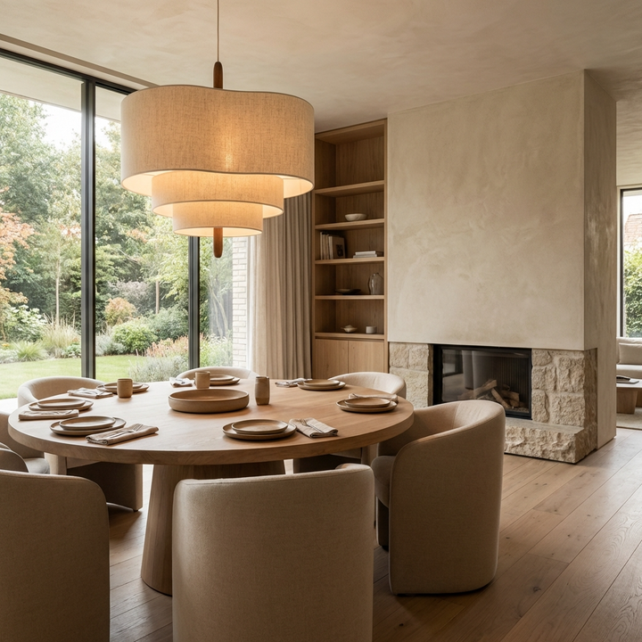 Sota | Tiered Fabric Pendant Light