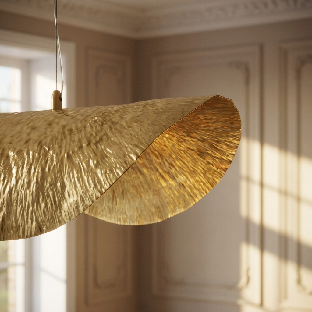 Blaad | Hammered Brass Pendant Light