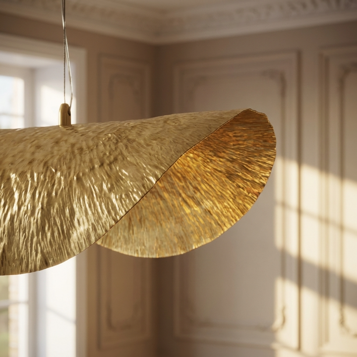Blaad | Hammered Brass Pendant Light