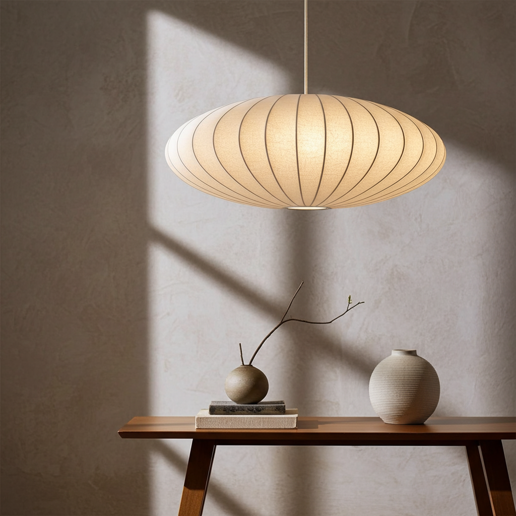 Aya | Lampada a sospensione in seta