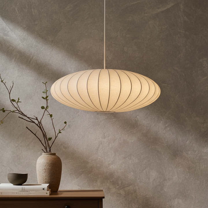 Aya | Lampada a sospensione in seta