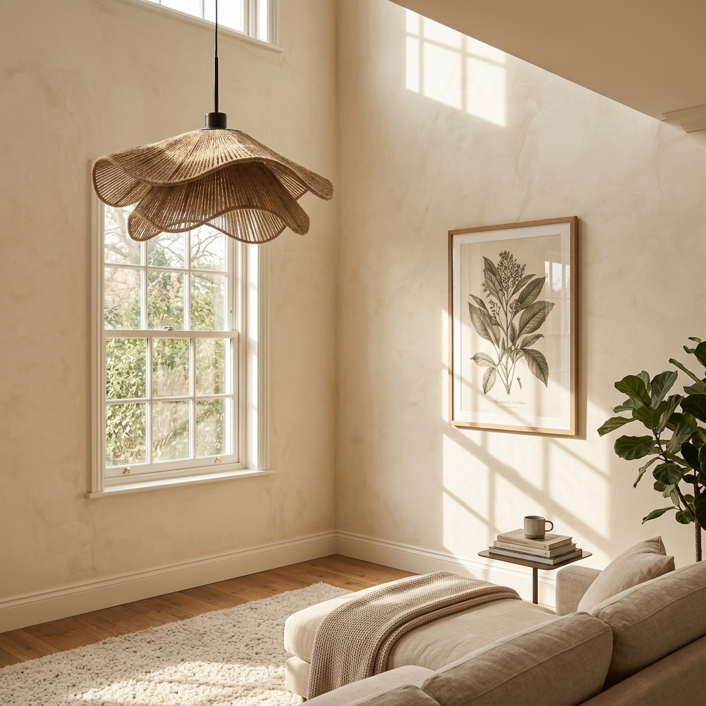 Bølge | Rattan Pendant Light