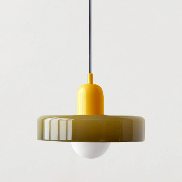 Rondel | Glass Disc Pendant Light