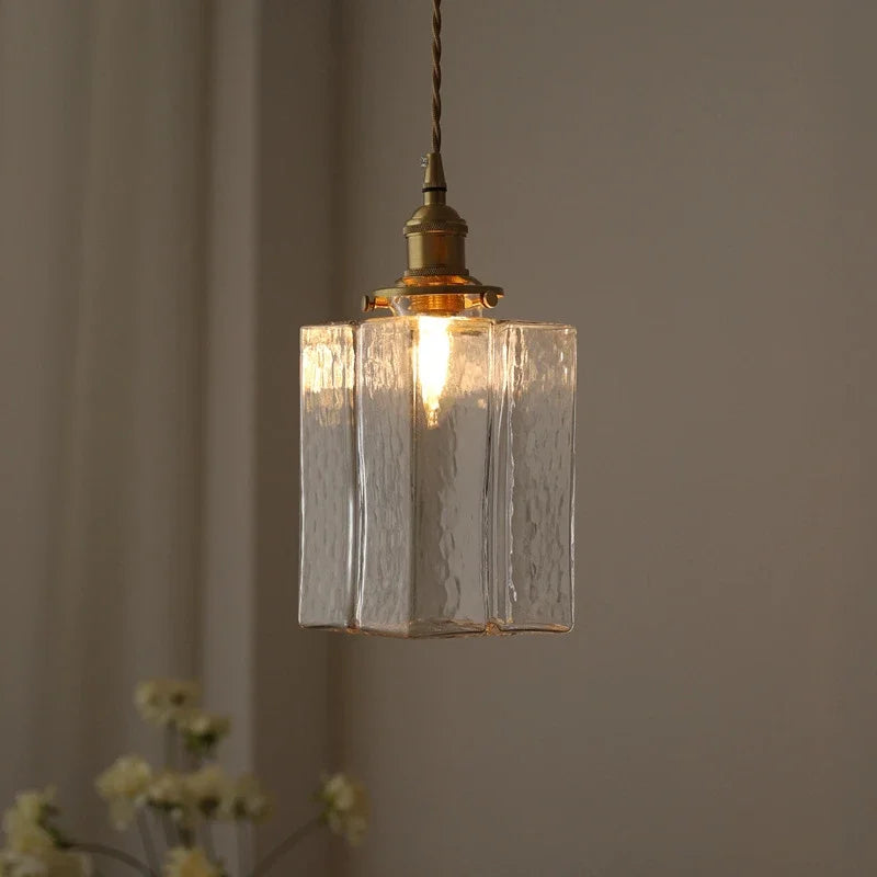 Faset | Vintage Glass Pendant Light
