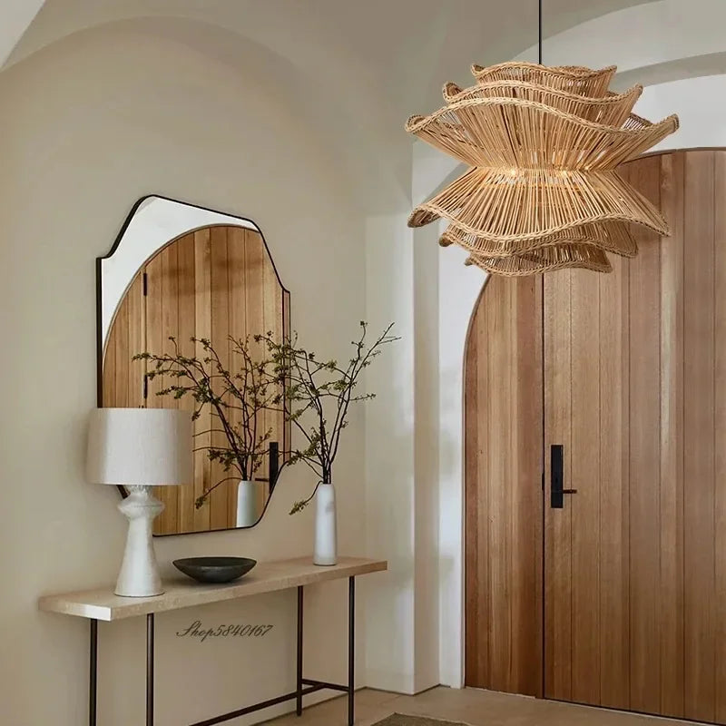 Viola | Woven Rope Pendant Light