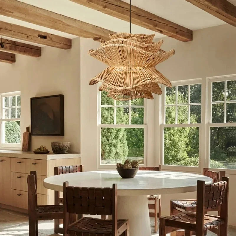 Viola | Woven Rope Pendant Light