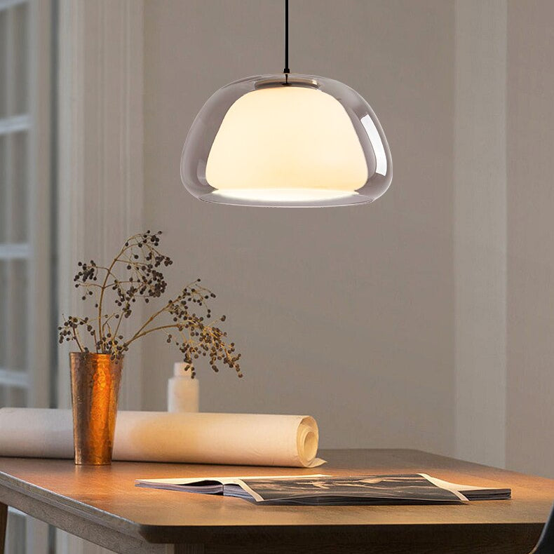 Nuva | Double Glass Pendant Light