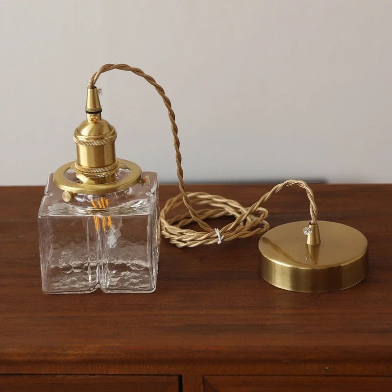 Faset | Vintage Glass Pendant Light