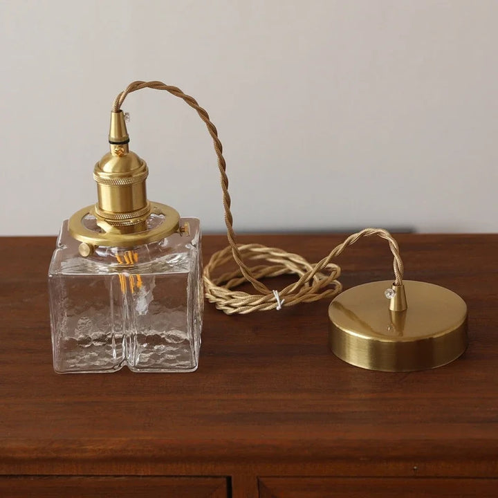 Faset | Vintage Glass Pendant Light