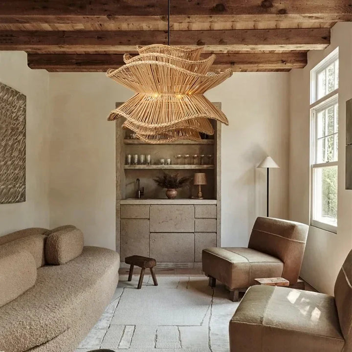 Viola | Woven Rope Pendant Light