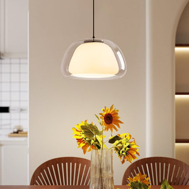 Nuva | Double Glass Pendant Light