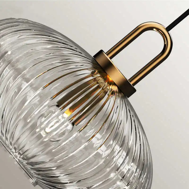 Rille | Ribbed Glass Pendant Light
