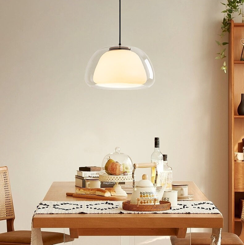 Nuva | Double Glass Pendant Light