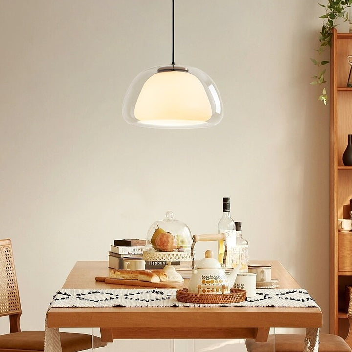 Nuva | Double Glass Pendant Light