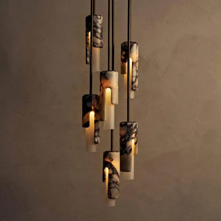 Stilo | Marble Cylinder Pendant Light