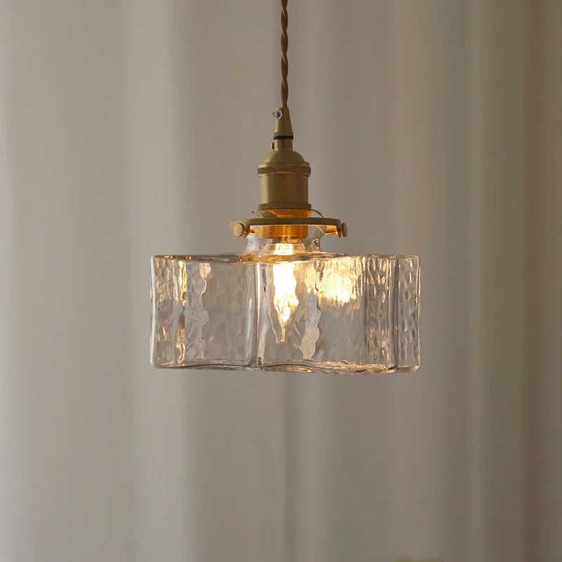 Faset | Vintage Glass Pendant Light