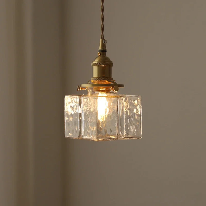 Faset | Vintage Glass Pendant Light