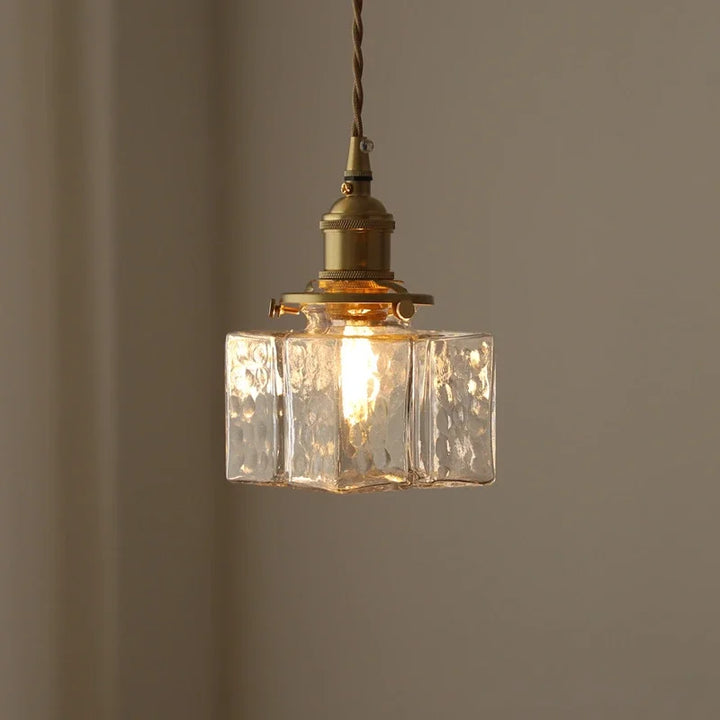 Faset | Vintage Glass Pendant Light