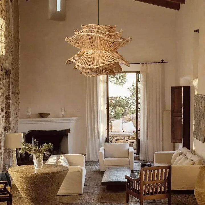 Viola | Woven Rope Pendant Light