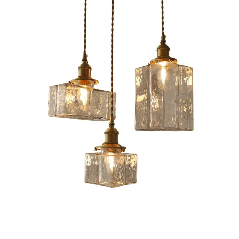 Faset | Vintage Glass Pendant Light