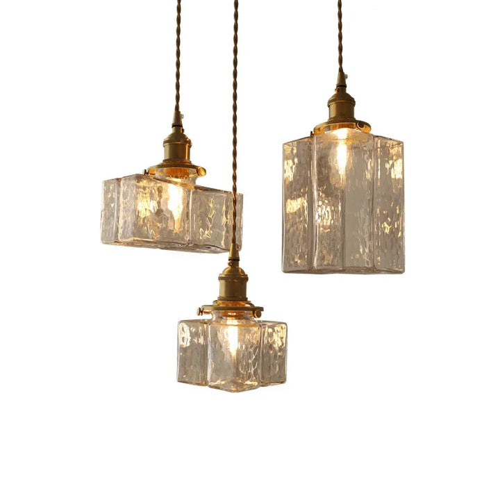 Faset | Vintage Glass Pendant Light