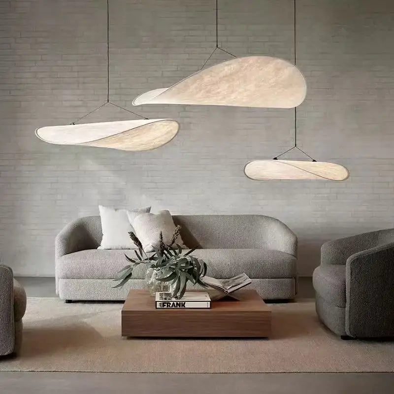 Hira | Linen Wave Pendant Light