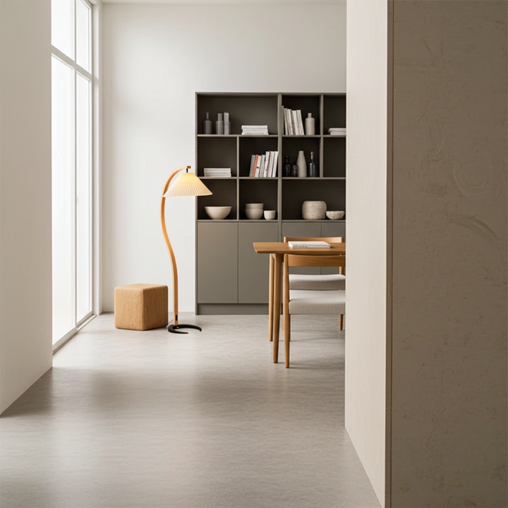 Takumi | Lampada da terra ad arco in legno