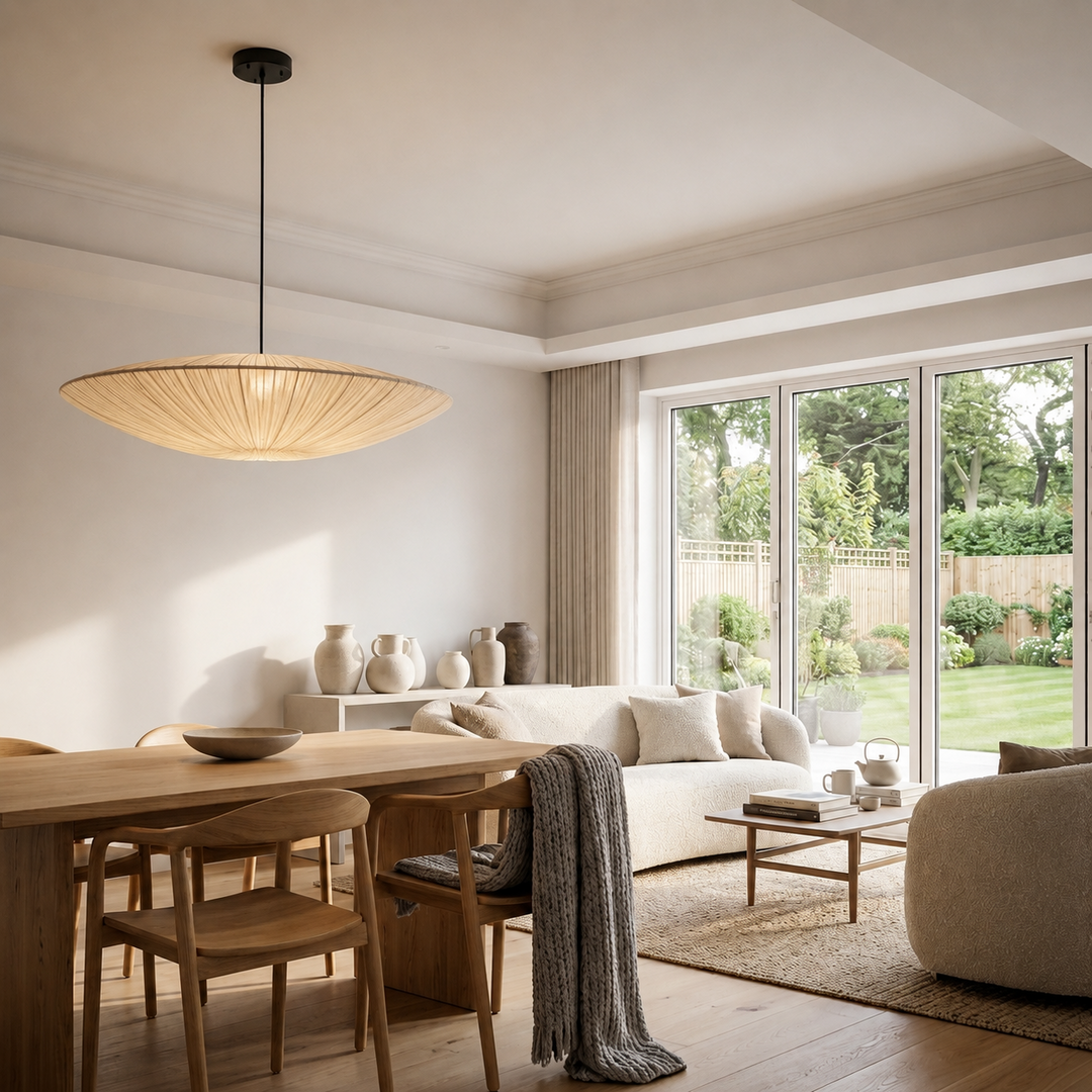Velo | Fabric Disc Pendant Light
