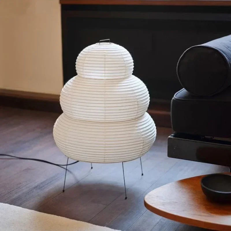 Eleni Japanese Bubble Lamp | Rice Paper Floor and Table Light