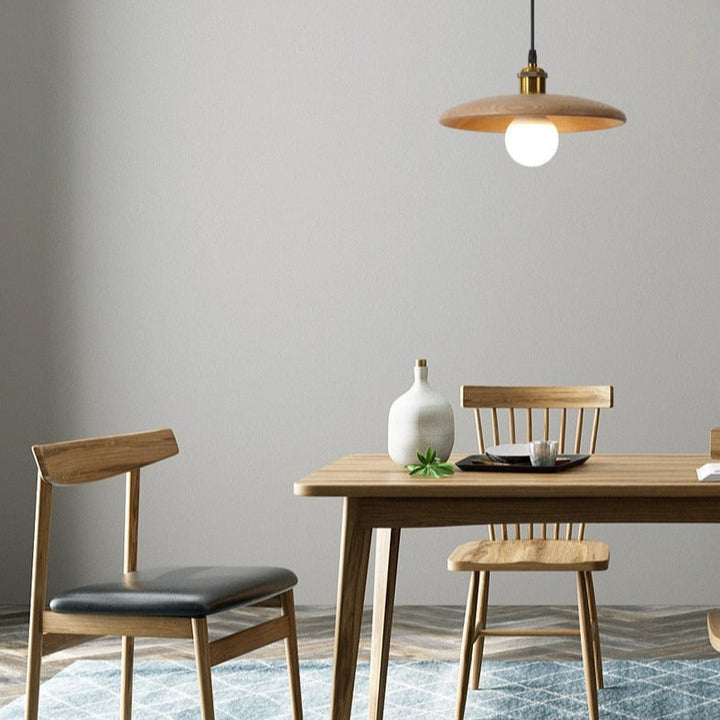 Solid Wood Pendant Light - Kitchen Island &amp; Dining Room Pendant Light - Jodis - Louve Lights