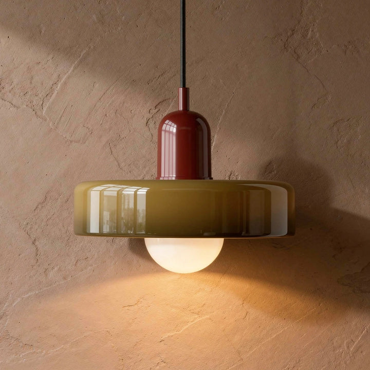 Rondel | Glass Disc Pendant Light
