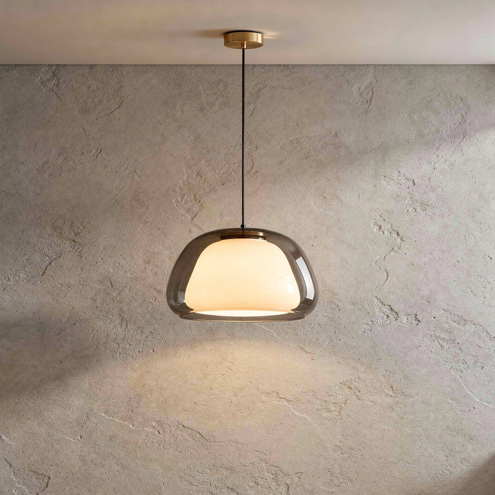 Nuva | Double Glass Pendant Light