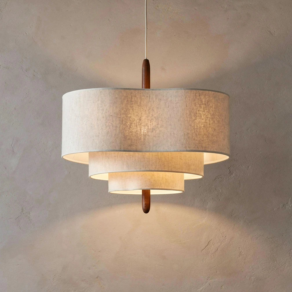 Sota | Tiered Fabric Pendant Light