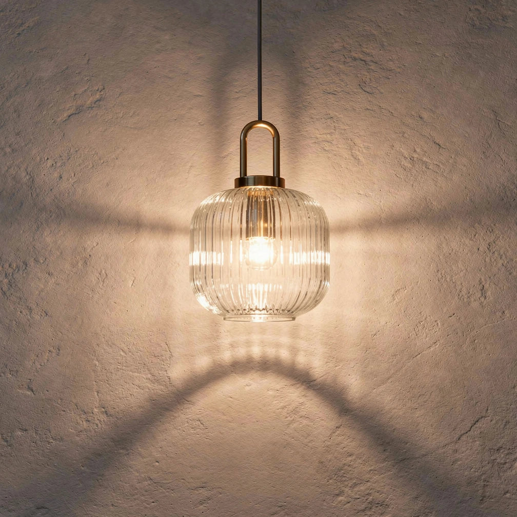 Rille | Ribbed Glass Pendant Light