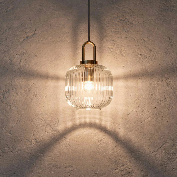 Rille | Ribbed Glass Pendant Light