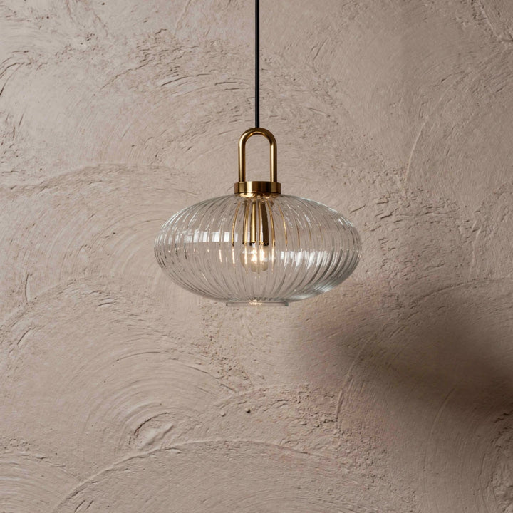 Rille | Ribbed Glass Pendant Light