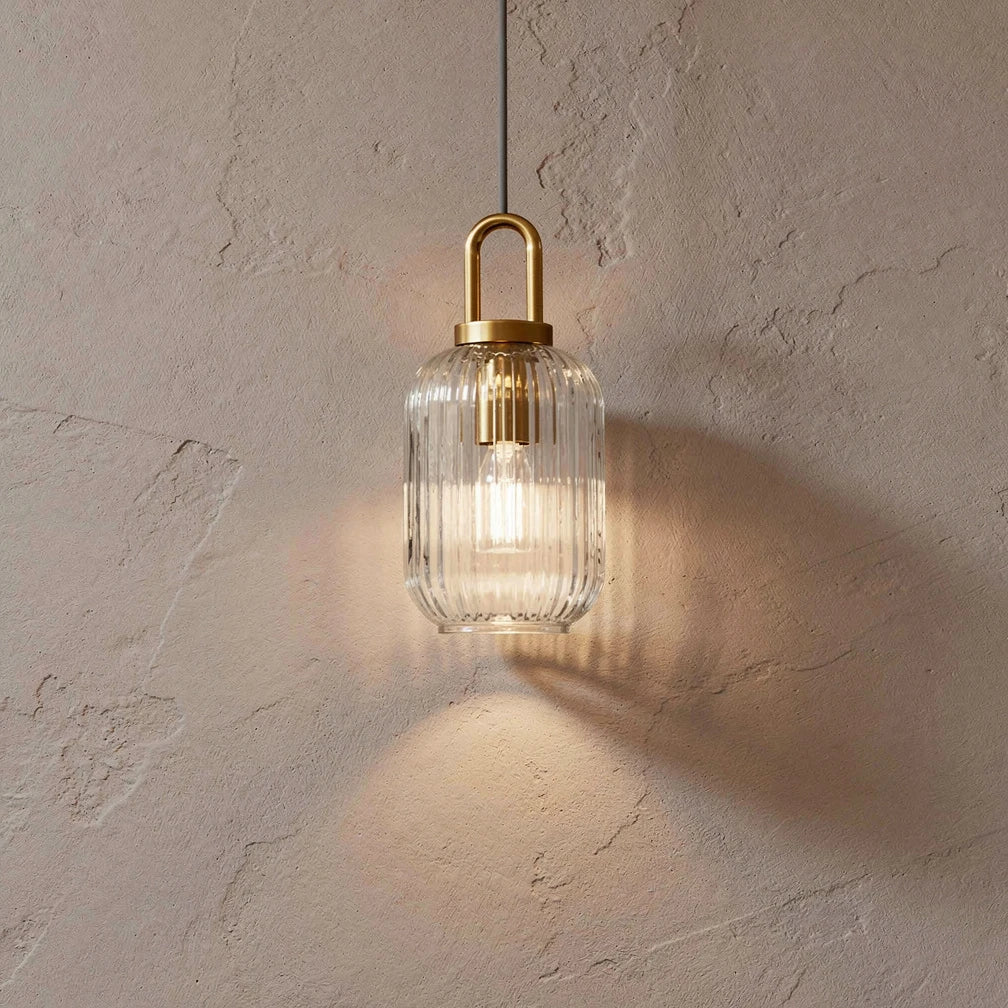 Rille | Ribbed Glass Pendant Light