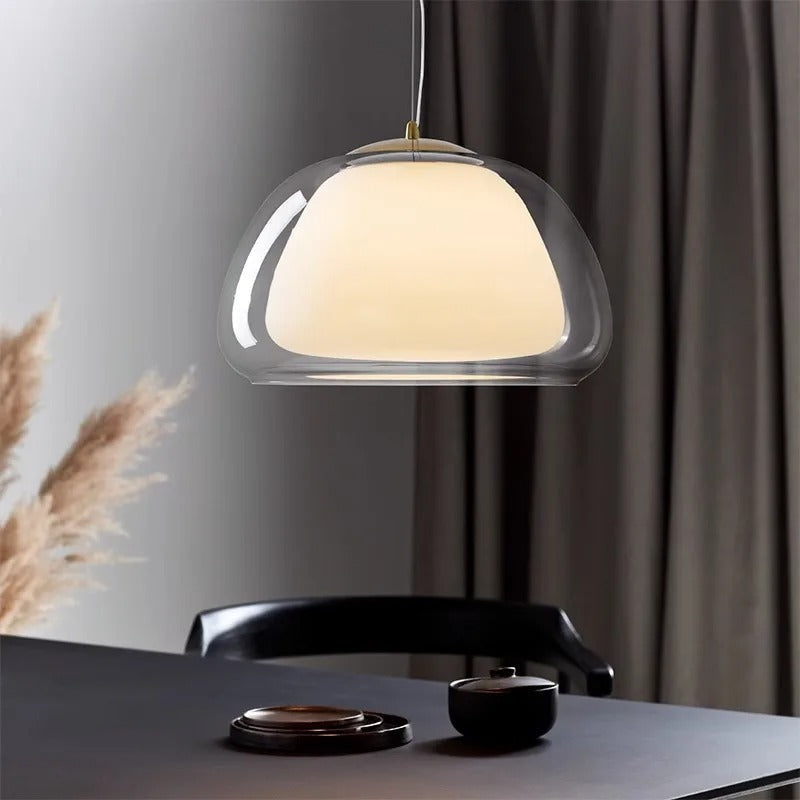 Nuva | Double Glass Pendant Light