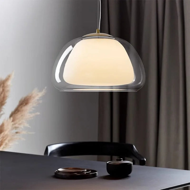 Nuva | Double Glass Pendant Light