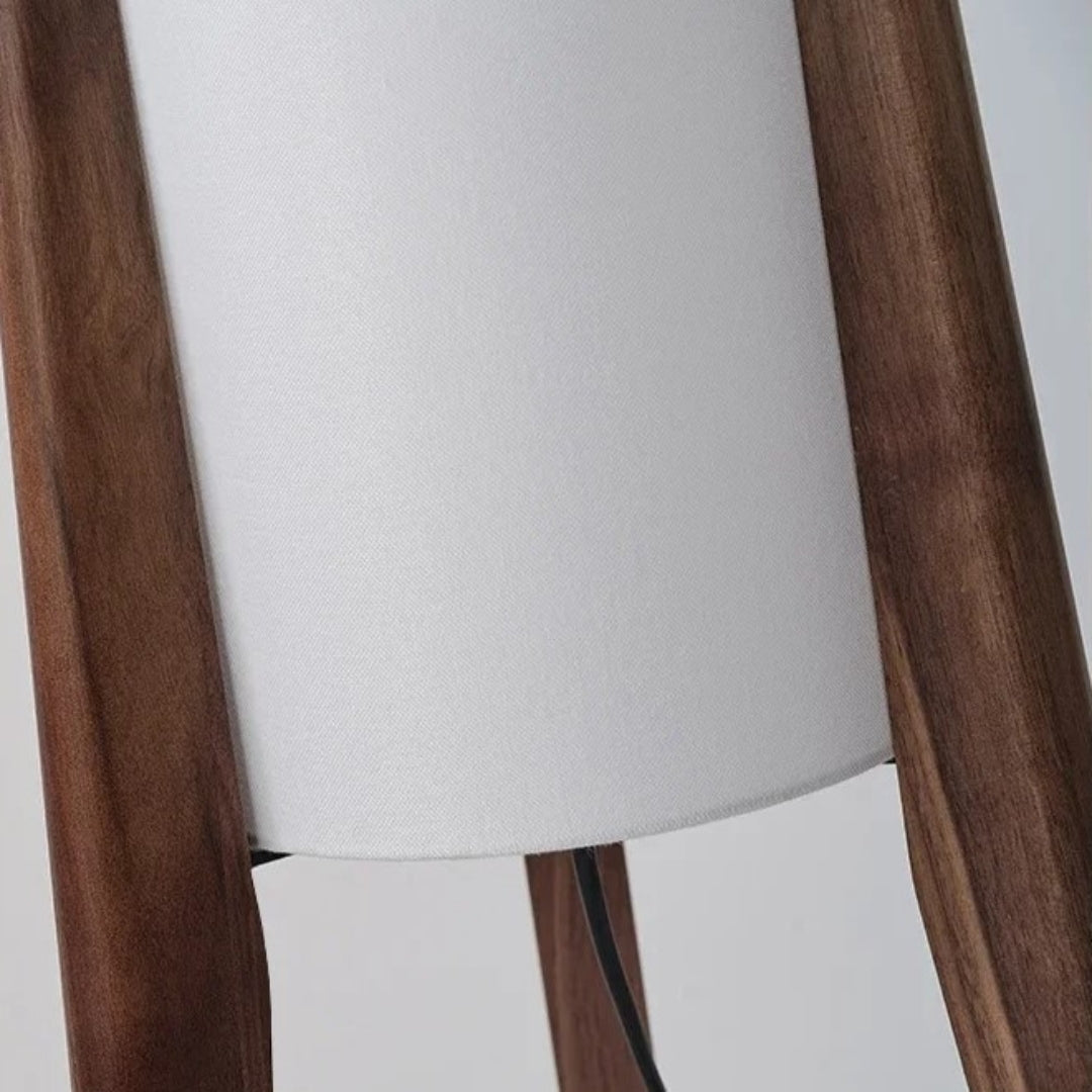 Silas | Solid Wood Tripod Floor Lamp