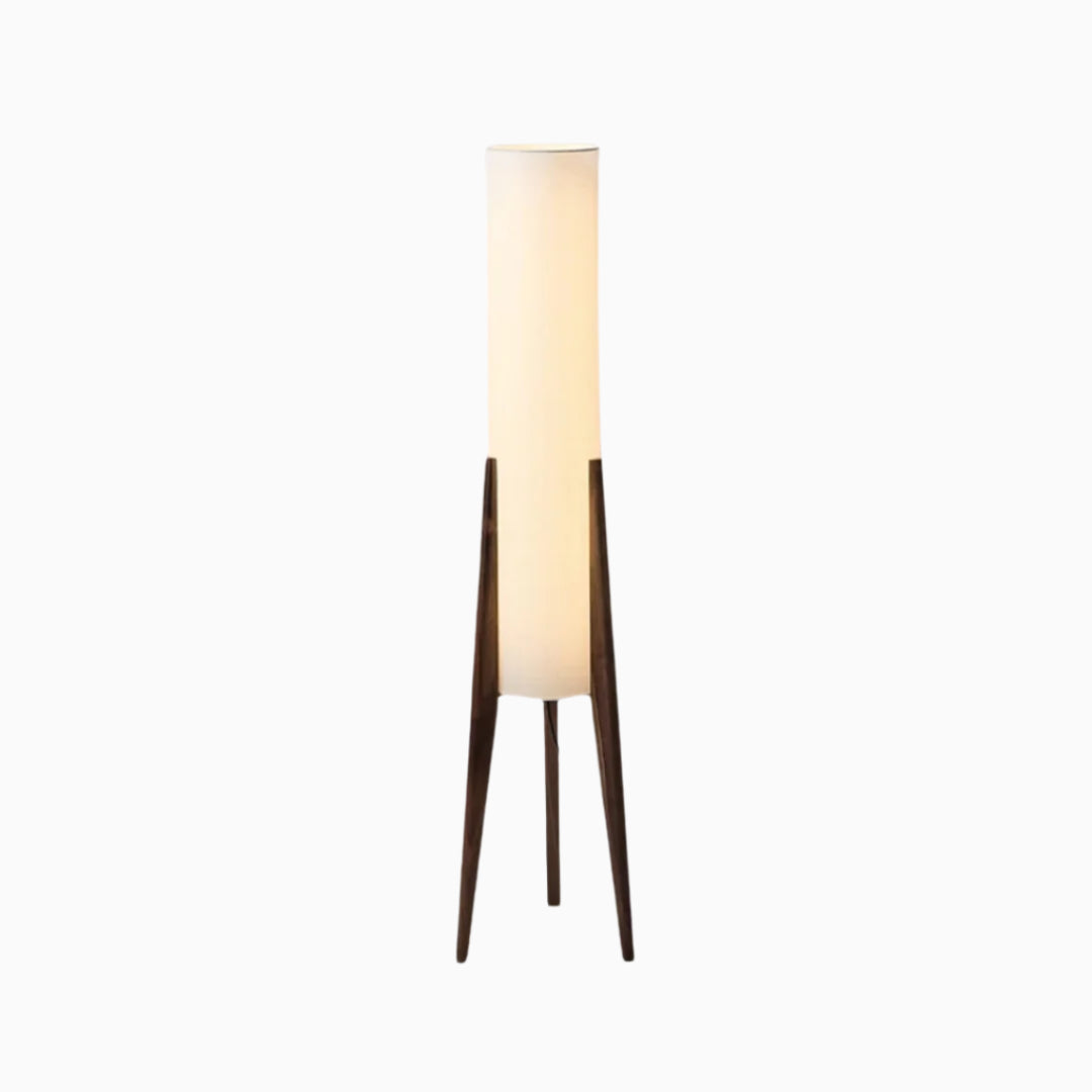 Silas | Solid Wood Tripod Floor Lamp