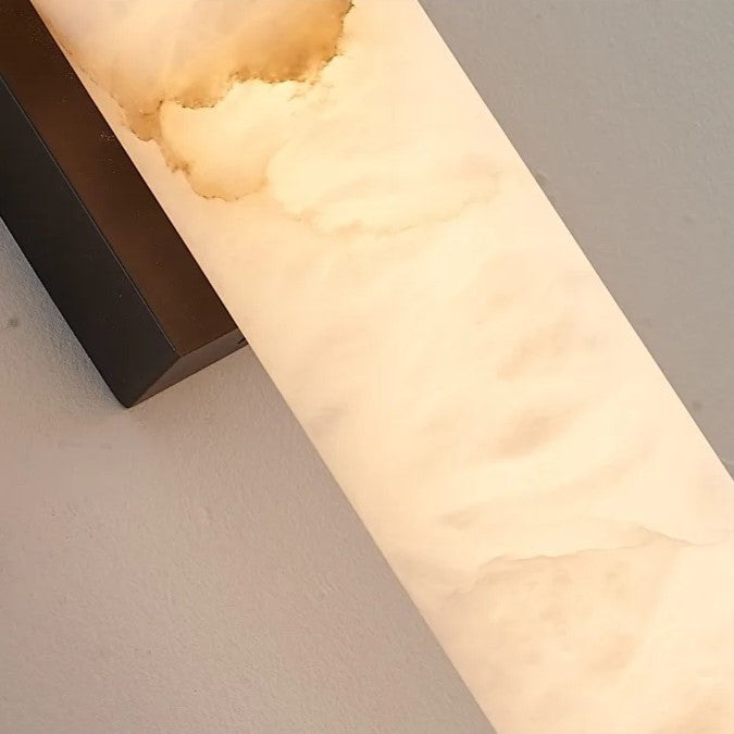 Takis Cylinder | Alabaster Wall Sconce