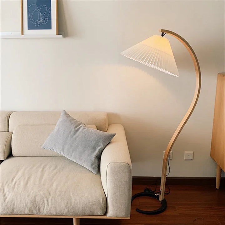 Takumi | Lampada da terra ad arco in legno