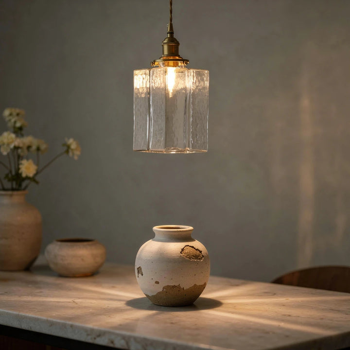 Faset | Vintage Glass Pendant Light