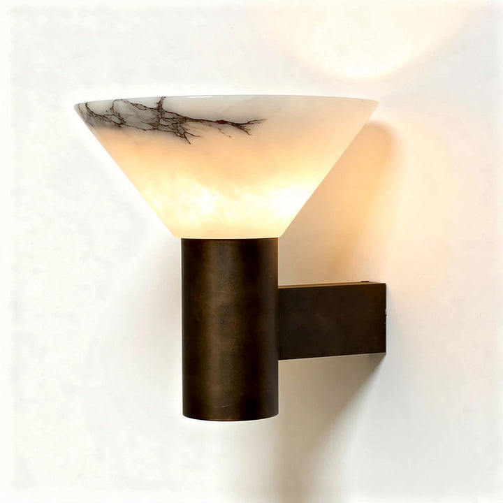 Yuri Cone | Alabaster Wall Sconce