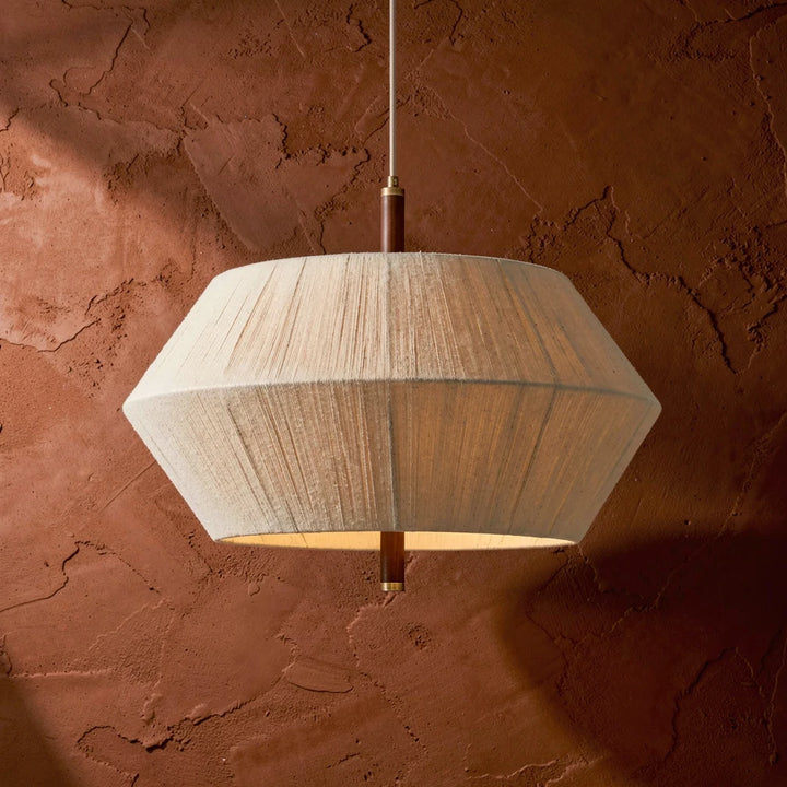 Kide | Fabric Faceted Pendant Light