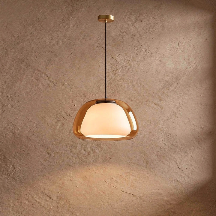Nuva | Double Glass Pendant Light